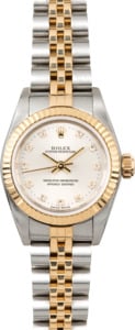 Rolex Ladies Oyster Perpetual 76193 Diamonds