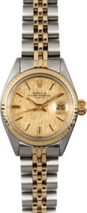 Ladies Rolex Date 6916 Linen Dial