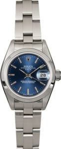 Women's Rolex Date 79160 Blue Index