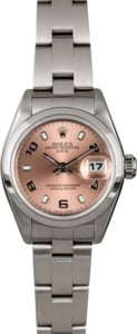 Ladies Rolex Date 79160 Salmon Dial