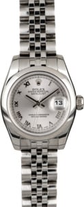 Rolex Lady Datejust 179160 Rhodium Roman