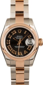 Rolex Lady Datejust 179161 Two Tone Everose Gold