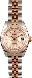 Rolex Lady Datejust 179171 Pink Jubilee Diamond Dial