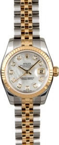 Rolex Lady Datejust 179173 MOP Diamond Dial