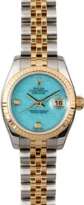 Rolex Lady-Datejust 179173 Turquoise Diamond