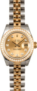 Unworn Rolex Datejust 179383 Diamond Bezel