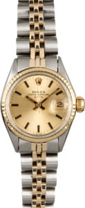 Vintage Ladies Rolex Datejust 6517 Two Tone