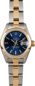 Rolex Lady Datejust 69163 Blue Dial