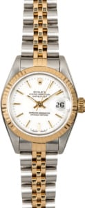 Ladies Rolex Datejust 69173 White Index Dial