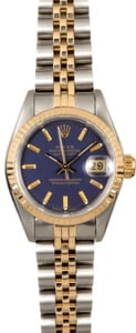 Blue Dial Rolex Ladies Datejust 69173