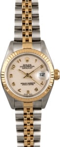 Rolex Ladies Datejust 69173 Ivory Arabic Dial