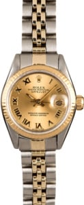 Rolex Datejust 69173 Two Tone Oval Link