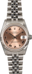 Mid-Size Rolex Datejust 78274 Bronze Roman Dial