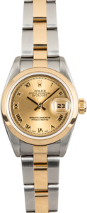 Rolex Lady-Datejust 79163 Champagne Roman