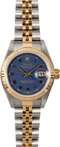 Rolex Ladies Datejust 79173 Blue Roman Dial