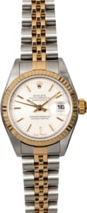 Rolex Ladies Datejust 79173 Silver Tapestry Dial