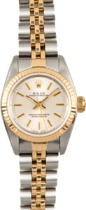 Rolex Lady Oyster Perpetual 67193 Silver Dial