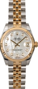 Rolex Datejust 178273MDJ Mother of Pearl Diamond Dial