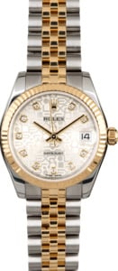 Rolex Mid-Size Datejust 178273 Jubilee Diamond Dial