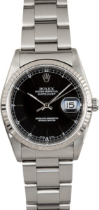 Rolex Oyster Datejust 16234 White Gold Bezel