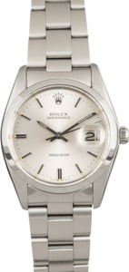 PreOwned Rolex OysterDate 6694 Silver Index Dial