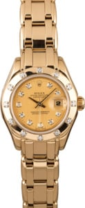 Rolex Pearlmaster 69318 Diamond Dial