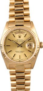 Men's Rolex President 18038 Day-Date Yellow Gold