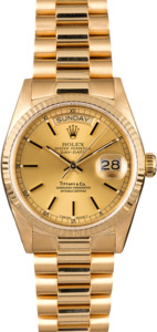 Rolex President 18038 Tiffany Dial