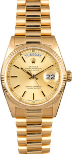 Champagne Dial Rolex President 18038