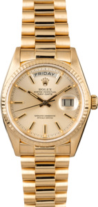 Certified Rolex President 18038