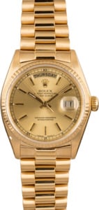 Used Rolex President 18038 Index Dial