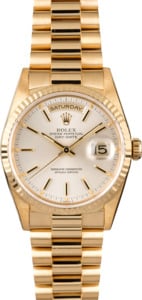 Rolex President 18238 Silver Dial Day-Date