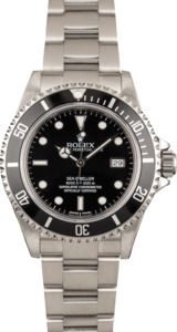 Pre Owned Rolex Sea-Dweller 16600 Black Dial