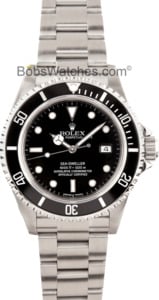 Pre-owned Mens Rolex Sea-Dweller Model 16600 Stainless, Slighlty Used