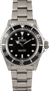 Used Rolex Submariner 14060 Timing Bezel Watch