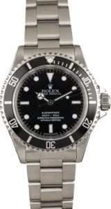 Pre-Owned Rolex Submariner 14060 Black Luminous Dial