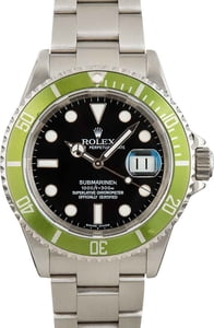 Pre Owned Never Worn Rolex Submariner 116610LV – SEA Wave Diamonds