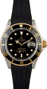 Rolex Submariner 16613 with Rubber Strap