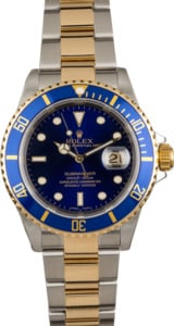 Rolex Submariner 16613 Luminous Blue Dial