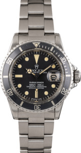 Vintage 1975 Rolex Submariner 1680 Feet First Dial