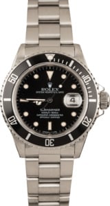 Pre-Owned Rolex Submariner 16800 Timing Bezel T