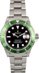 rolex submariner green dial black face