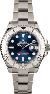 Certified Pre-Owned Rolex Yacht-Master 116622 Blue Dial