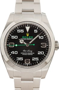 Rolex Air-King 116900 Black Arabic Dial