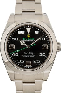 Pre-Owned Rolex Air-King 116900 Smooth Bezel