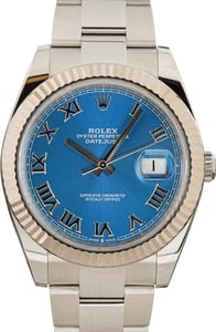 Rolex Datejust 41 126334 Blue Roman Dial