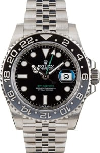 Pre-owned Rolex GMT-Master II ref 126710GRNR Jubilee