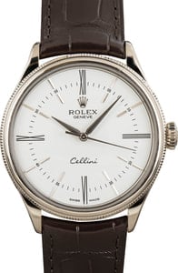 Used Rolex Cellini 50509 White Dial