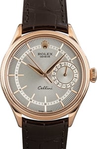 Rolex Cellini 50515 Silver Guilloche Dial