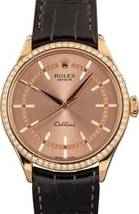 Rolex Cellini 50705 18k Everose Gold